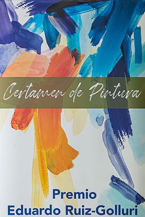 Cartel del Certamen de pintura Eduardo Ruiz Golluri