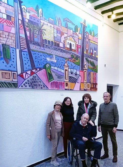 Visita de José Manuel Paredes a la Academia de BBAA Santa Cecilia Visita de José Manuel Paredes a la Academia de BBAA Santa Cecilia