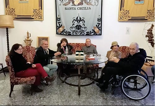 Visita de José Manuel Paredes a la Academia de BBAA Santa Cecilia Visita de José Manuel Paredes a la Academia de BBAA Santa Cecilia