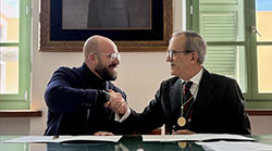 Acto institucional de cierre del 125 aniversario de la Academia de Bellas Artes Santa Cecilia, en el Ayuntamiento.