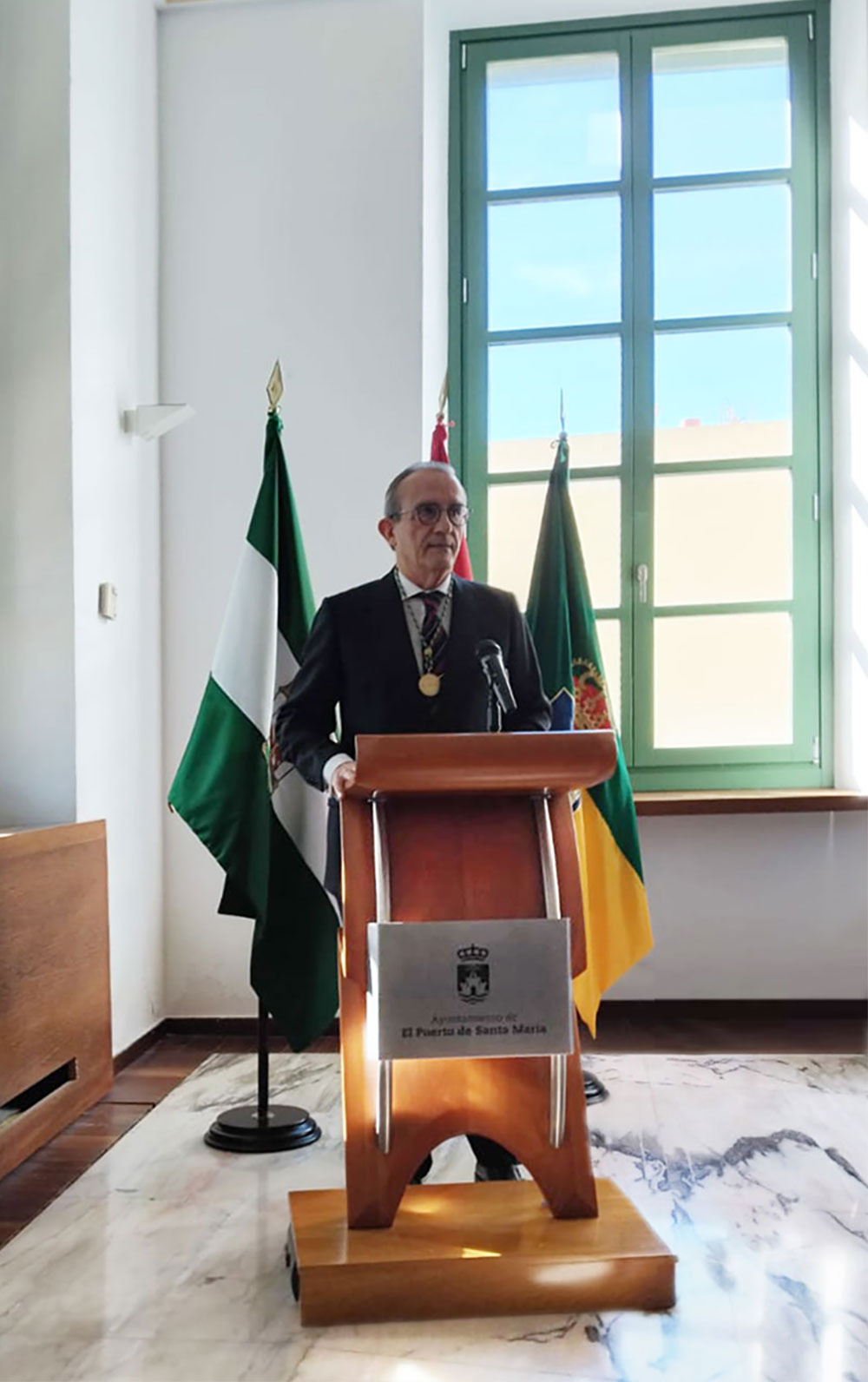 Luis Garrido, presidente de la Academia