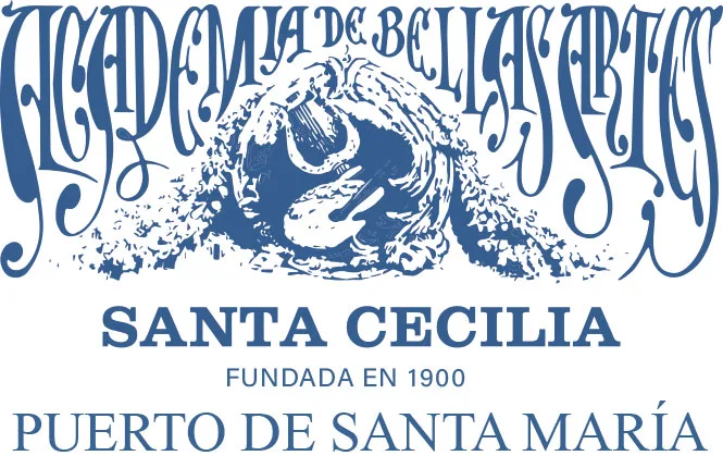 Logotipo Academia de Bellas Artes Santa Cecilia.