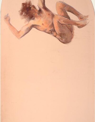Joven Cayendo. Chanivet. Óleo/ Tabla. 330 x 183 cm.