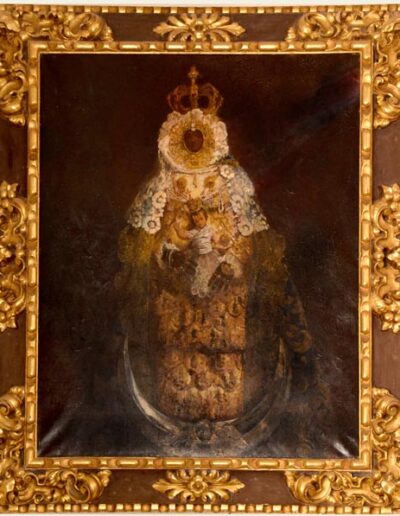Virgen de los Milagros. Juan Lara Óleo/ Lienzo 150 x 115 cm.