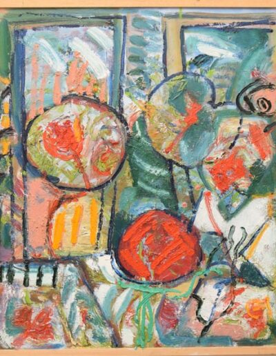 Nace la Primavera. Navalón. Óleo/ Lienzo. 64 x 53 cm
