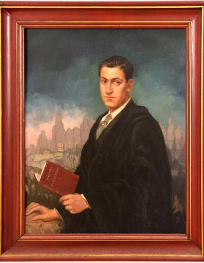 Retrato de Laureano Brillas. Enrique Ochoa. Óleo/ lienzo. 130 x 70 cm.